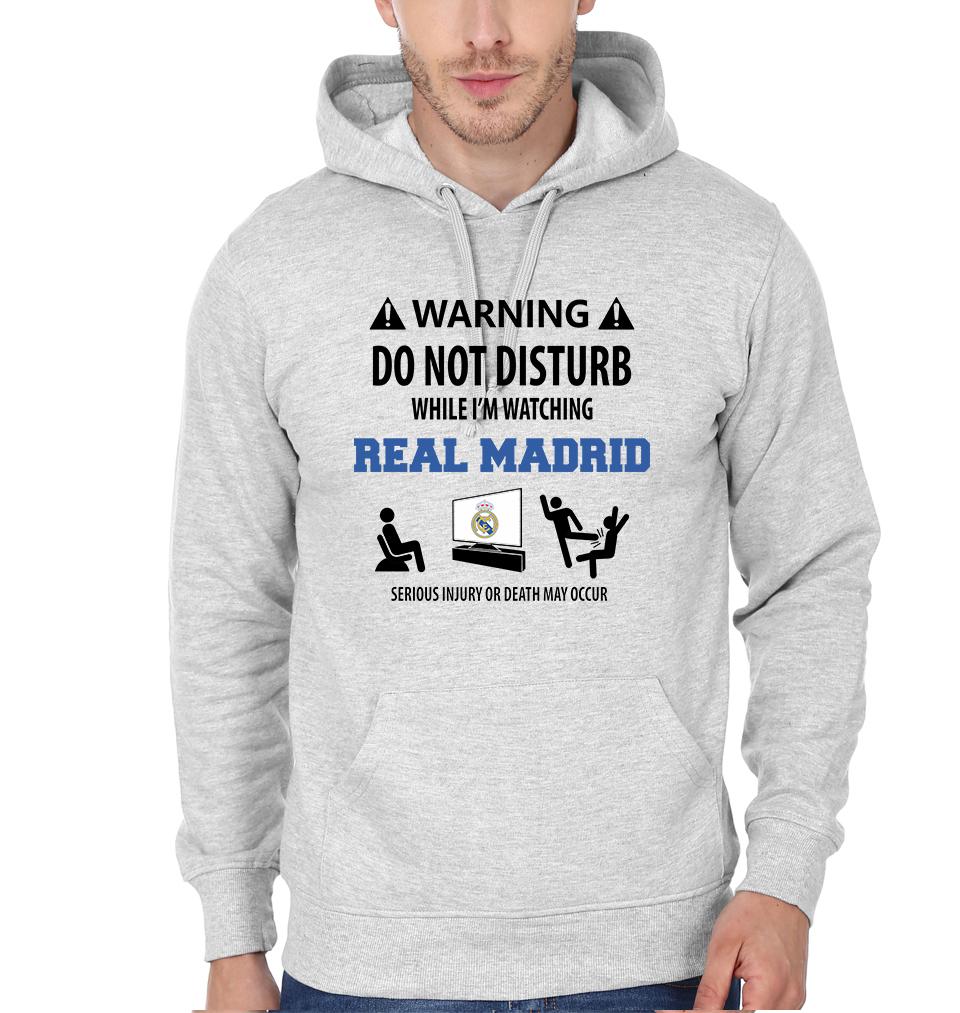 Warning Real Madrid Men Hoodies-FunkyTeesClub