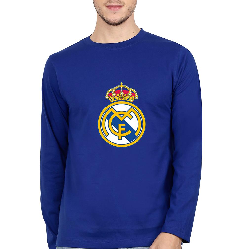 Real Madrid Men Full Sleeves T-Shirts-FunkyTeesClub