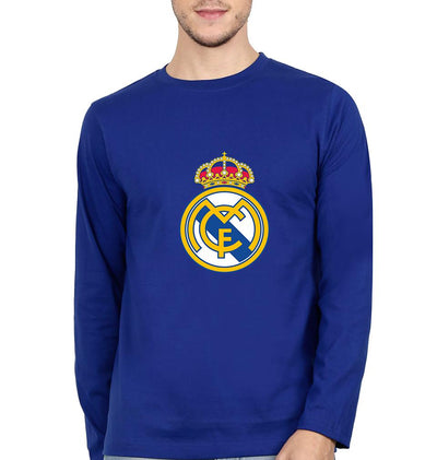 Real Madrid Men Full Sleeves T-Shirts-FunkyTeesClub