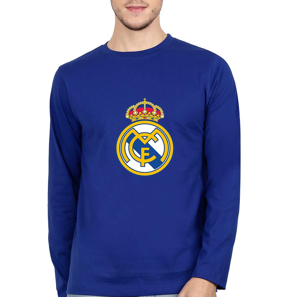 Real Madrid Men Full Sleeves T-Shirts-FunkyTeesClub