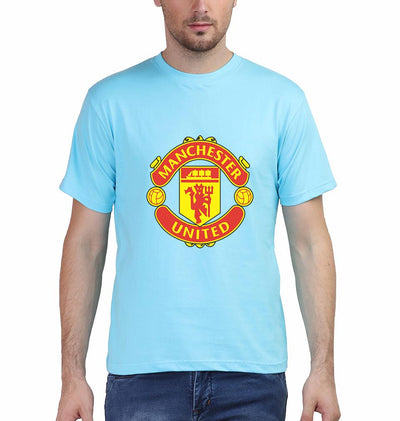 Manchester United Men Half Sleeves T-Shirts-FunkyTeesClub