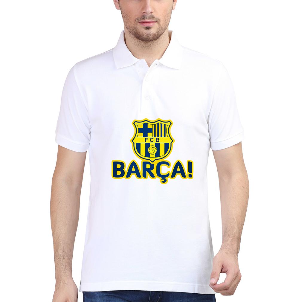 FCB Men Polo Half Sleeves T-Shirts-FunkyTeesClub