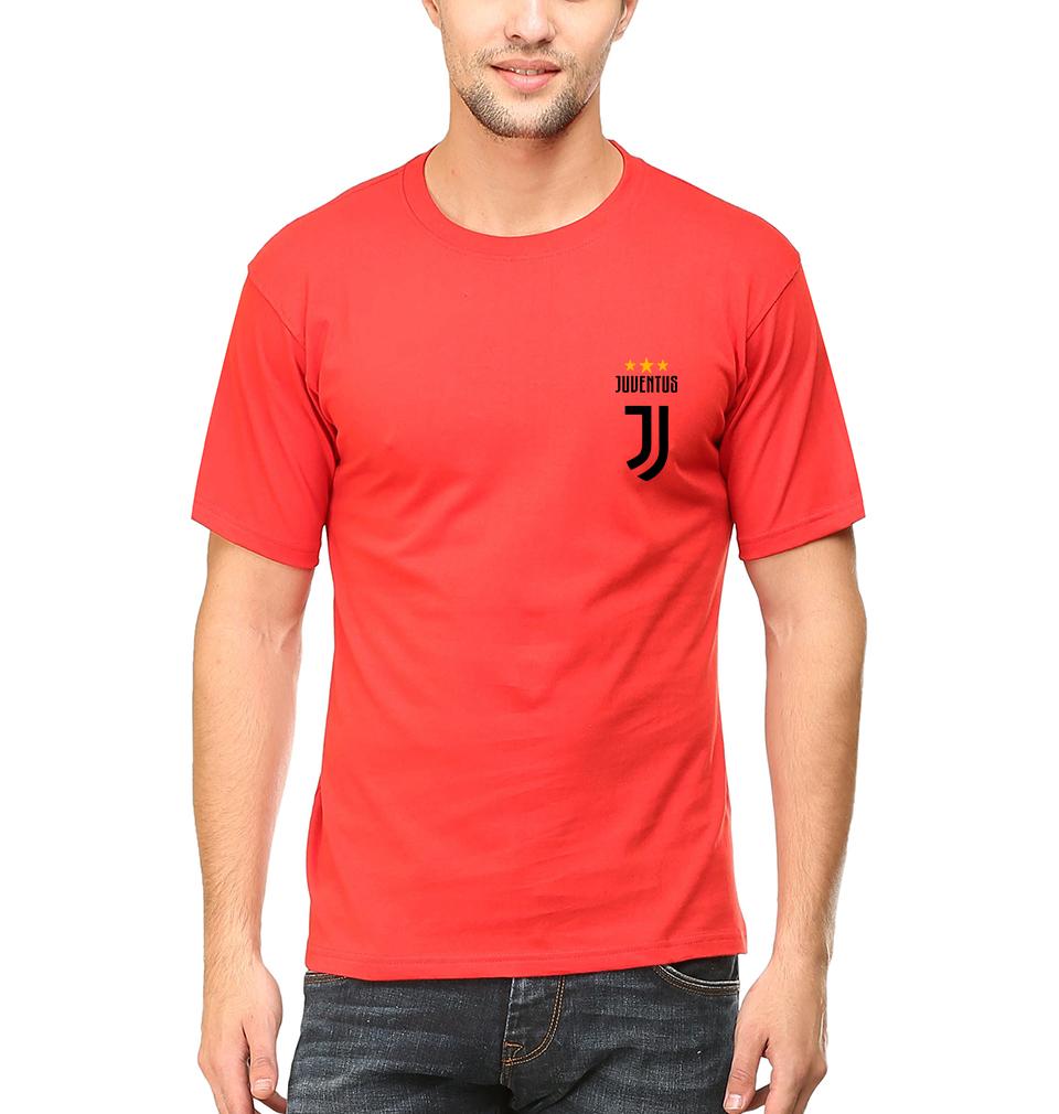 Juventus Logo Men Half Sleeves T-Shirts-FunkyTeesClub