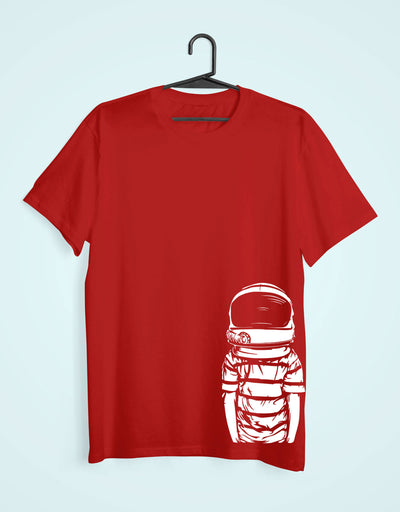 Space Boy Mens Half Sleeves T-shirt- FunkyTeesClub
