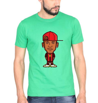 Neymar Men Half Sleeves T-Shirts-FunkyTeesClub