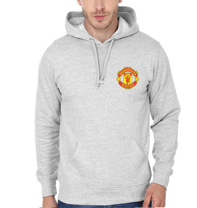 Manchester United Logo Men Hoodies-FunkyTeesClub