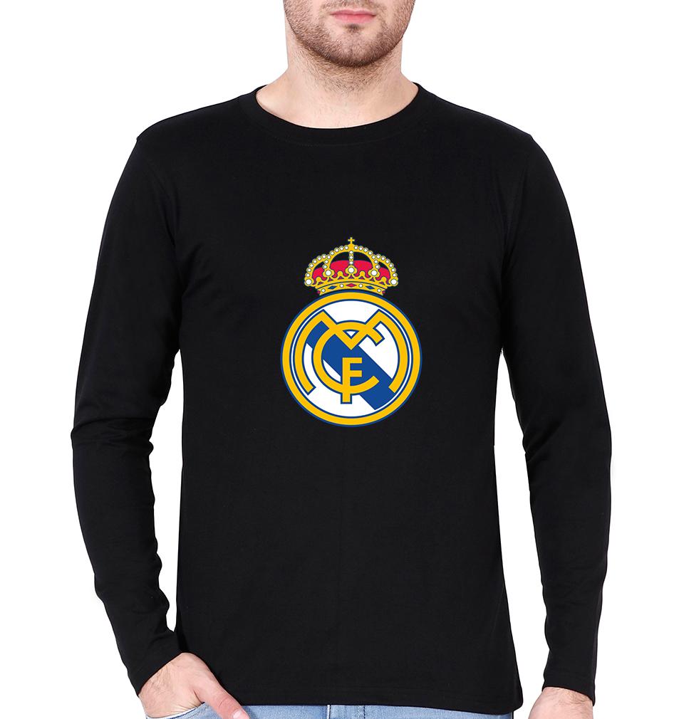 Real Madrid Men Full Sleeves T-Shirts-FunkyTeesClub