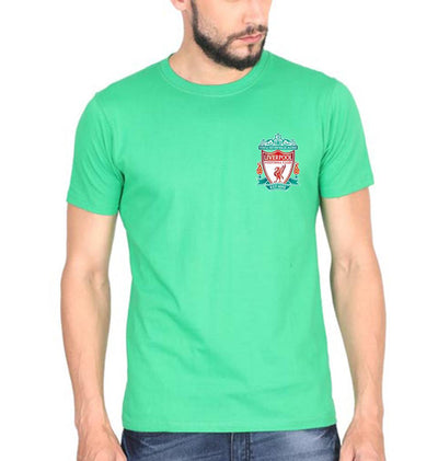 Liverpool Logo Men Half Sleeves T-Shirts-FunkyTeesClub