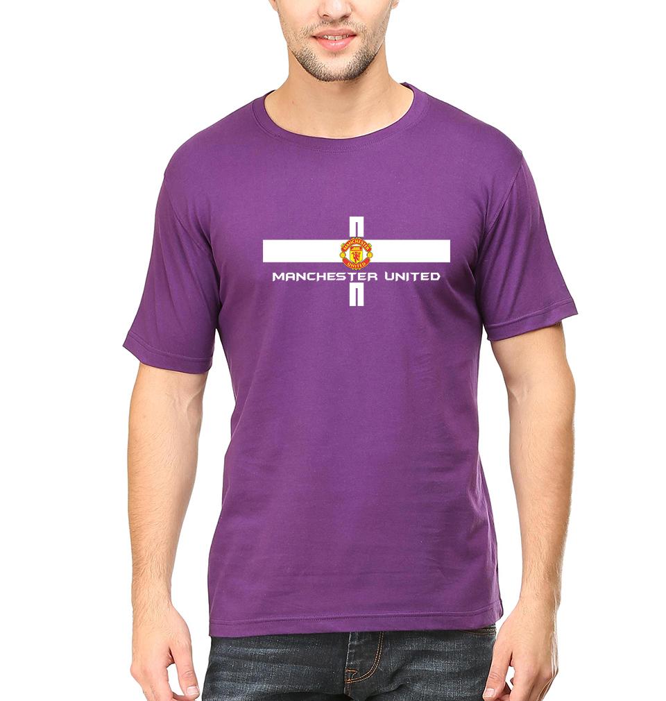 Manchester United Men Half Sleeves T-Shirts-FunkyTeesClub