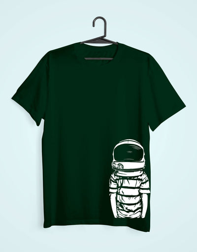 Space Boy Mens Half Sleeves T-shirt- FunkyTeesClub