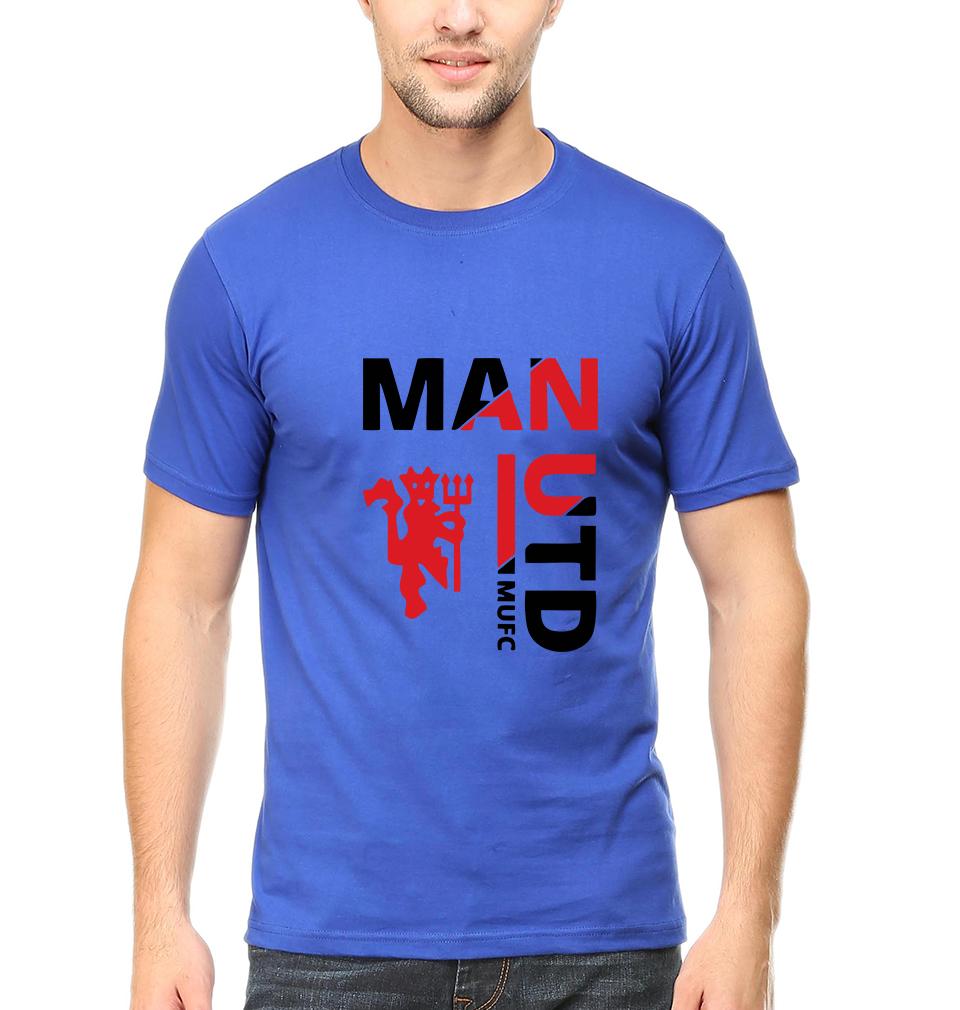 Manchester United Men Half Sleeves T-Shirts-FunkyTeesClub