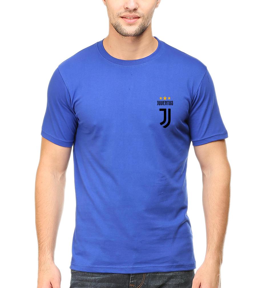 Juventus Logo Men Half Sleeves T-Shirts-FunkyTeesClub