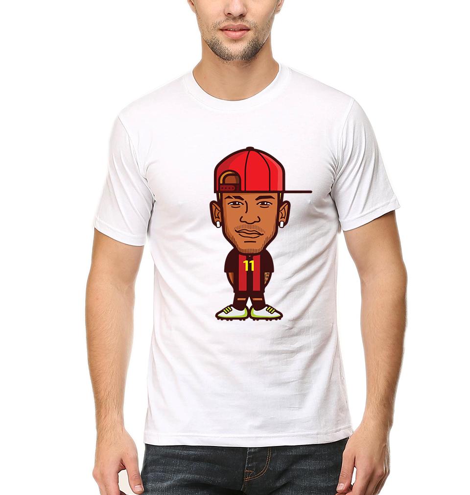 Neymar Men Half Sleeves T-Shirts-FunkyTeesClub