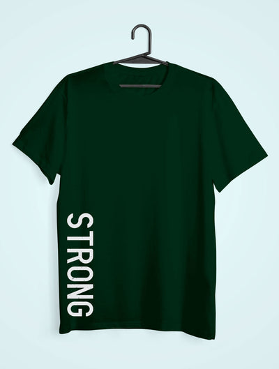 Strong Women Half Sleeves T-shirt- FunkyTeesClub