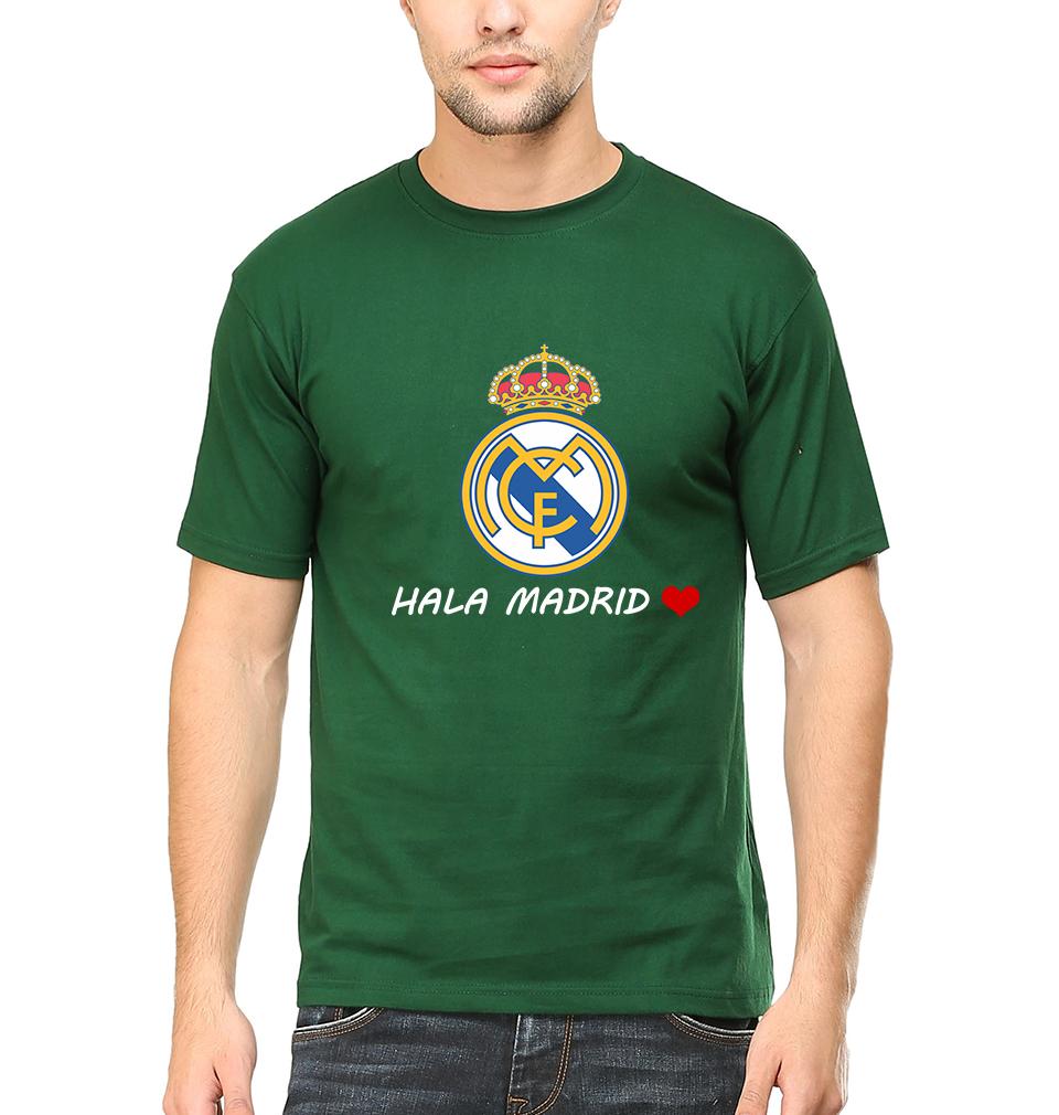 Hala Madrid Men Half Sleeves T-Shirts-FunkyTeesClub