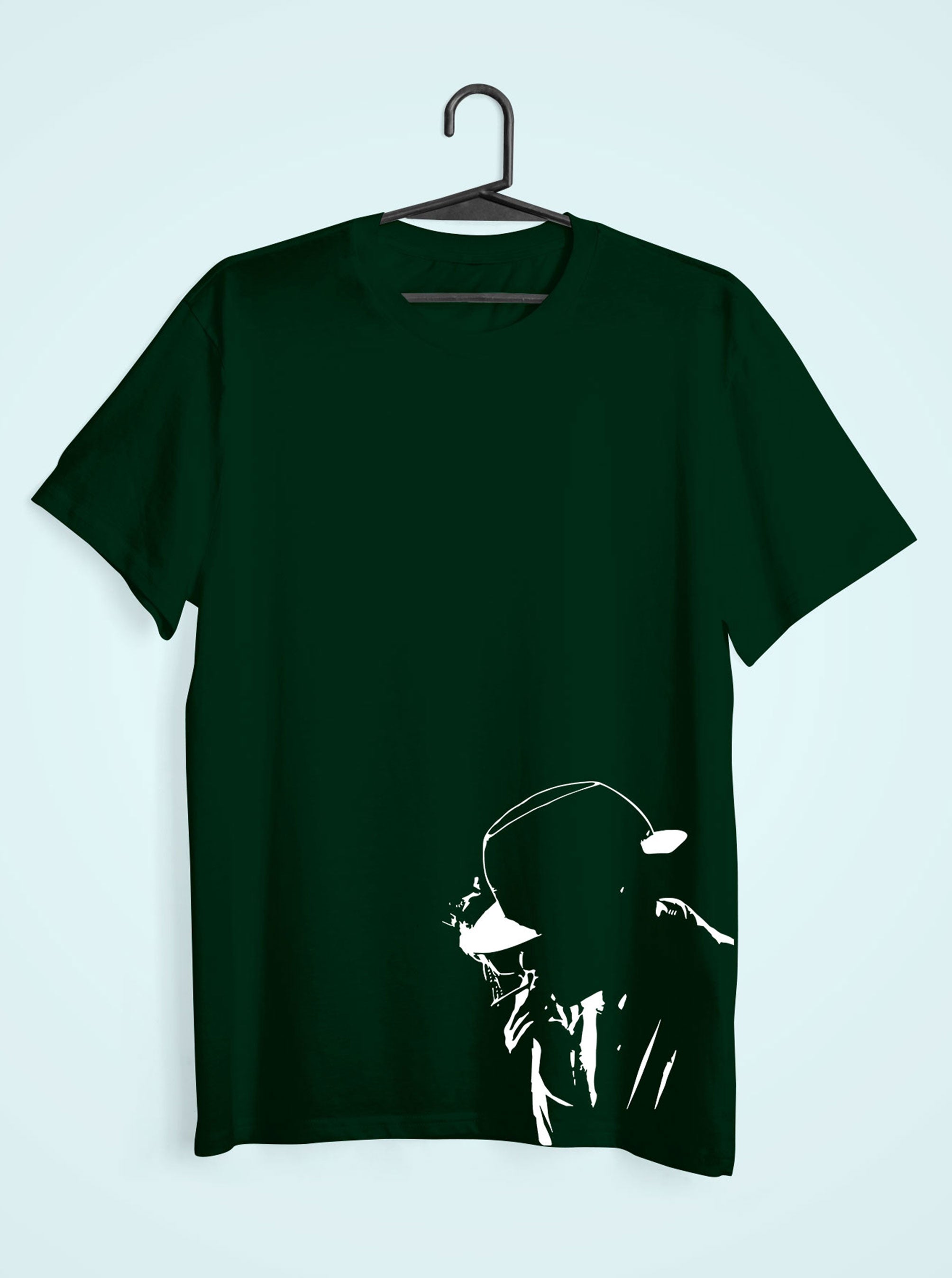 Smokey man Women Half Sleeves T-shirt- FunkyTeesClub