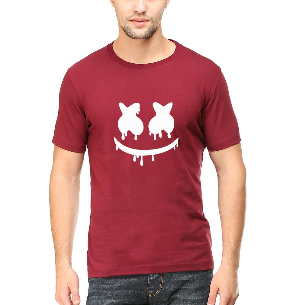 Marshmello Half Sleeves T-Shirt For Men-FunkyTeesClub
