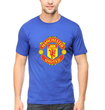Manchester United Men Half Sleeves T-Shirts-FunkyTeesClub