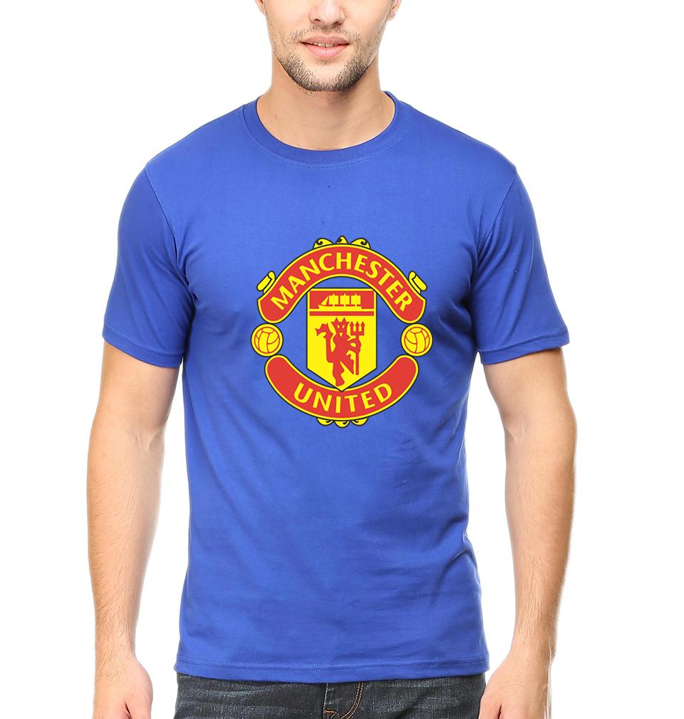 Manchester United Men Half Sleeves T-Shirts-FunkyTeesClub