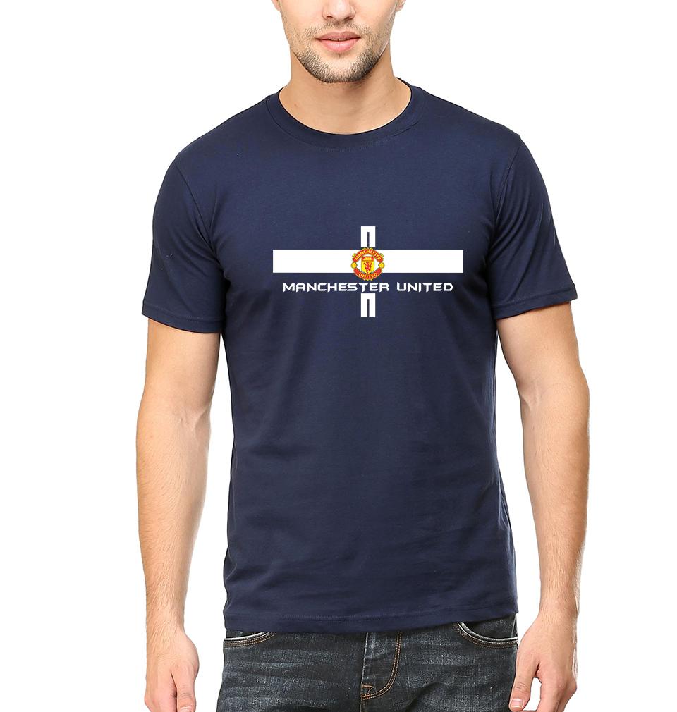 Manchester United Men Half Sleeves T-Shirts-FunkyTeesClub