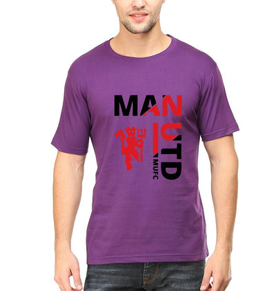 Manchester United Men Half Sleeves T-Shirts-FunkyTeesClub