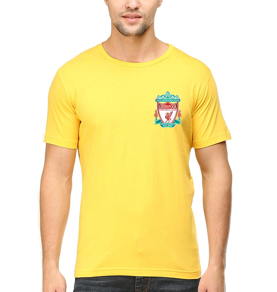 Liverpool Logo Men Half Sleeves T-Shirts-FunkyTeesClub