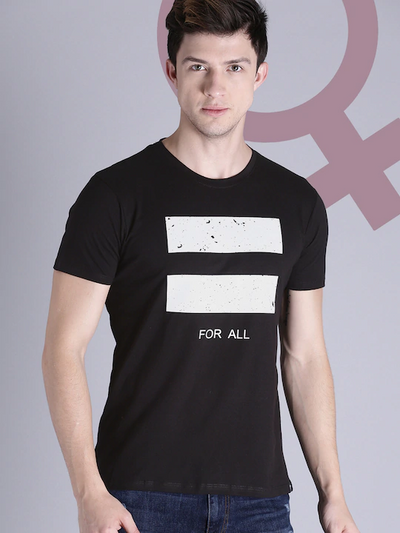 Equality Equal for All Round Neck Mens Half Sleeves T-shirt- FunkyTeesClub