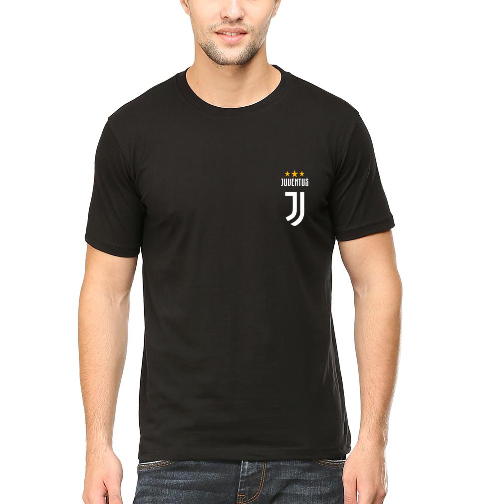 Juventus Logo Men Half Sleeves T-Shirts-FunkyTeesClub