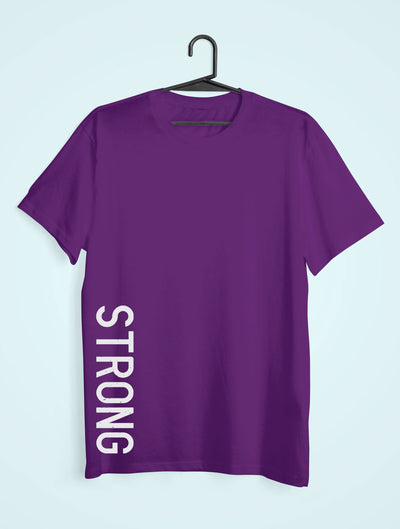 Strong Women Half Sleeves T-shirt- FunkyTeesClub