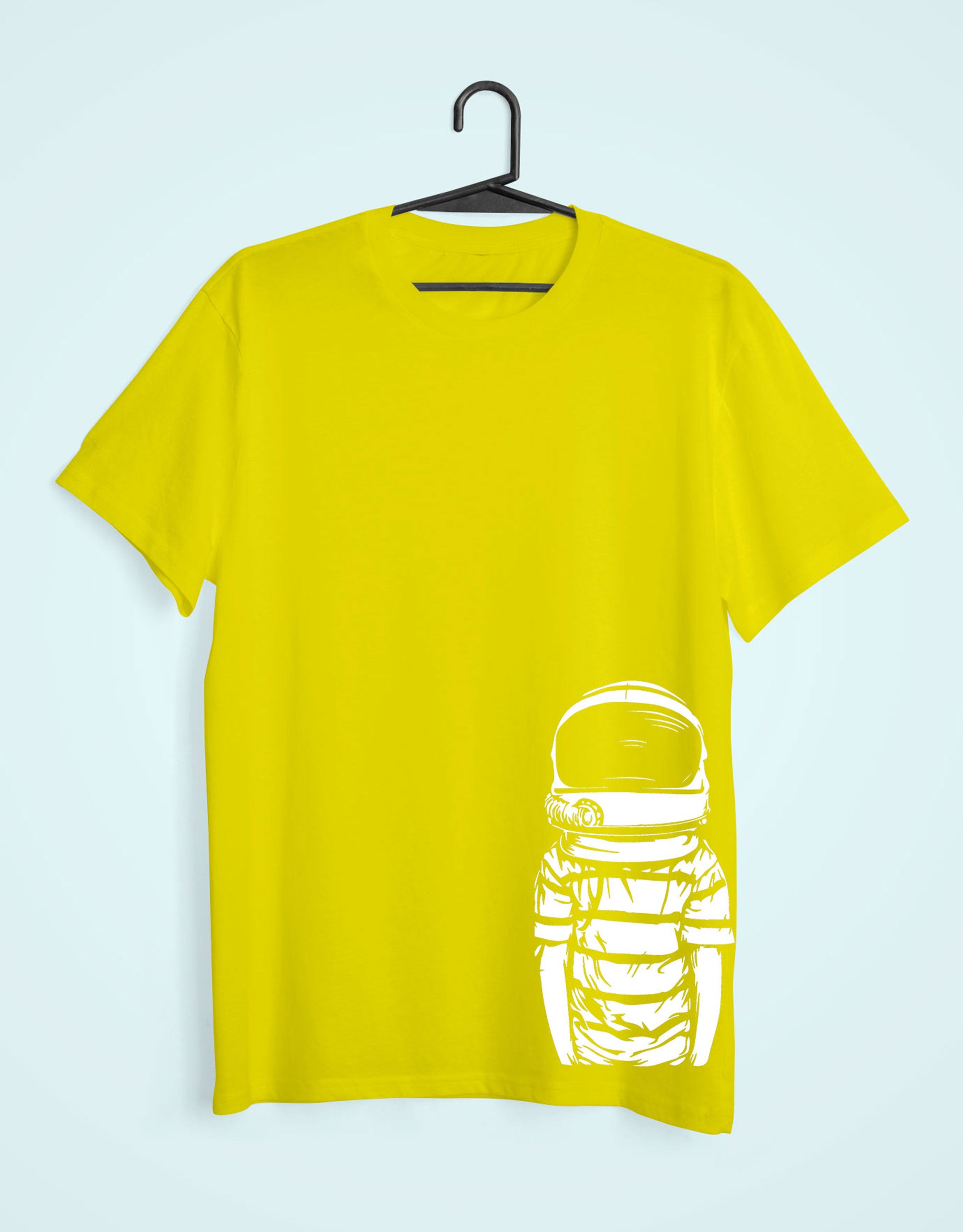 Space Boy Mens Half Sleeves T-shirt- FunkyTeesClub