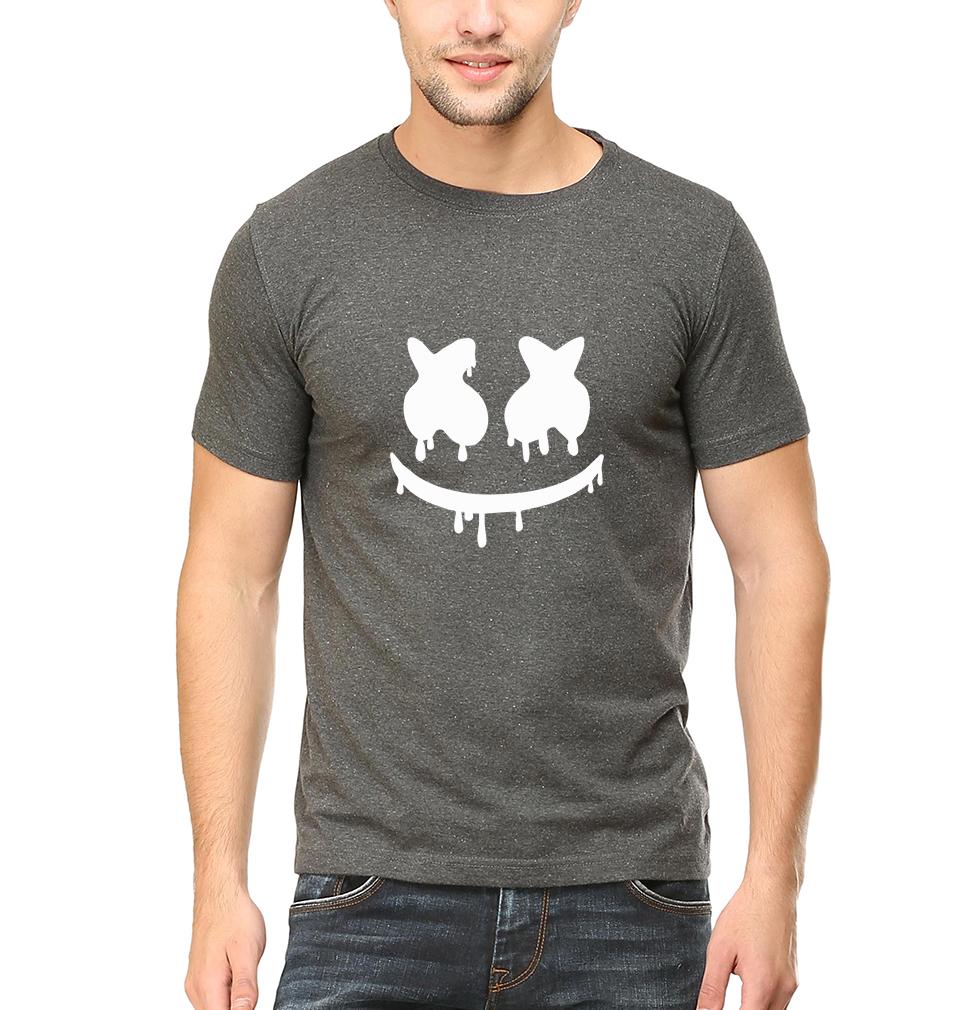 Marshmello Half Sleeves T-Shirt For Men-FunkyTeesClub