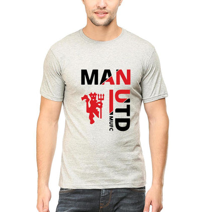 Manchester United Men Half Sleeves T-Shirts-FunkyTeesClub