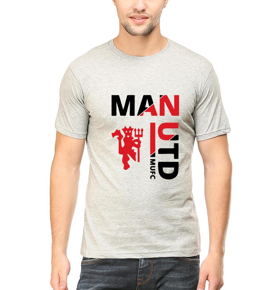 Manchester United Men Half Sleeves T-Shirts-FunkyTeesClub