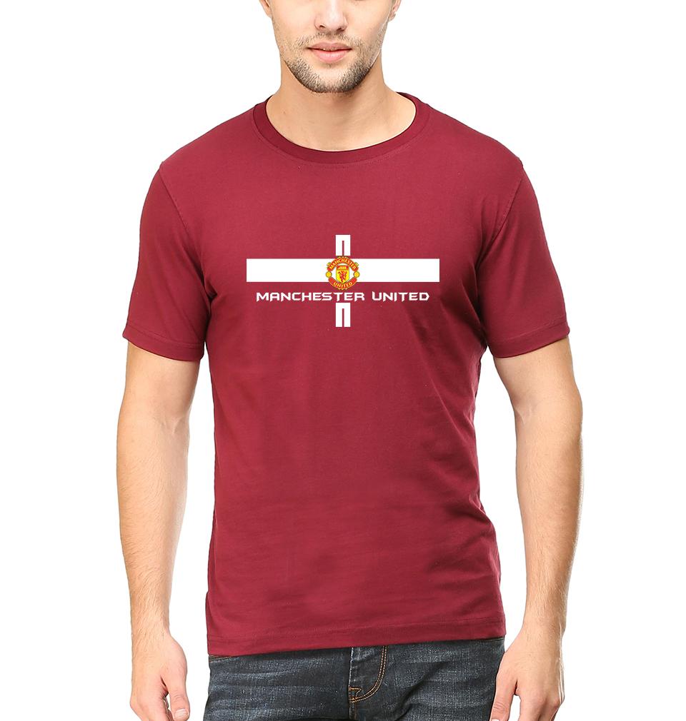 Manchester United Men Half Sleeves T-Shirts-FunkyTeesClub