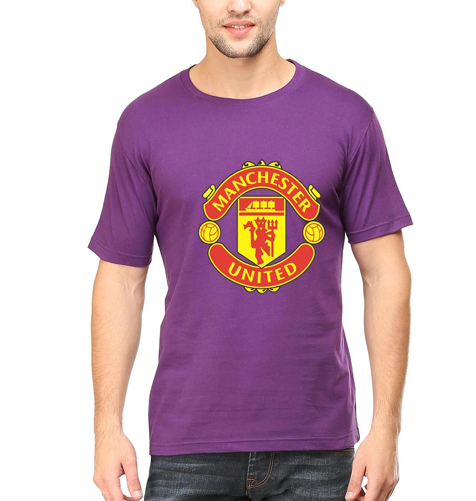 Manchester United Men Half Sleeves T-Shirts-FunkyTeesClub