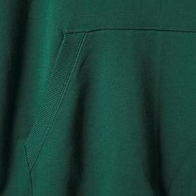 Plain Dark Green Hoodie Sweatshirt -FunkyTeesClub