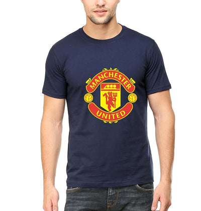 Manchester United Men Half Sleeves T-Shirts-FunkyTeesClub