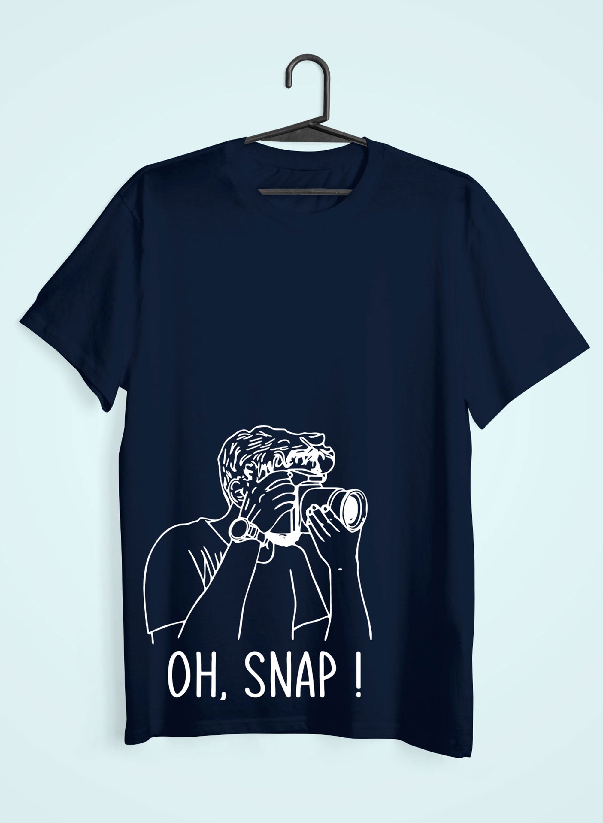 Oh Snap Women Half Sleeves T-shirt- FunkyTeesClub