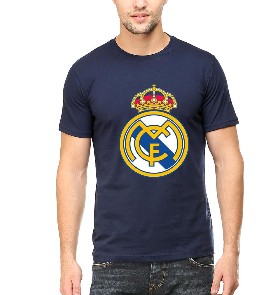 Real Madrid Men Half Sleeves T-Shirts-FunkyTeesClub