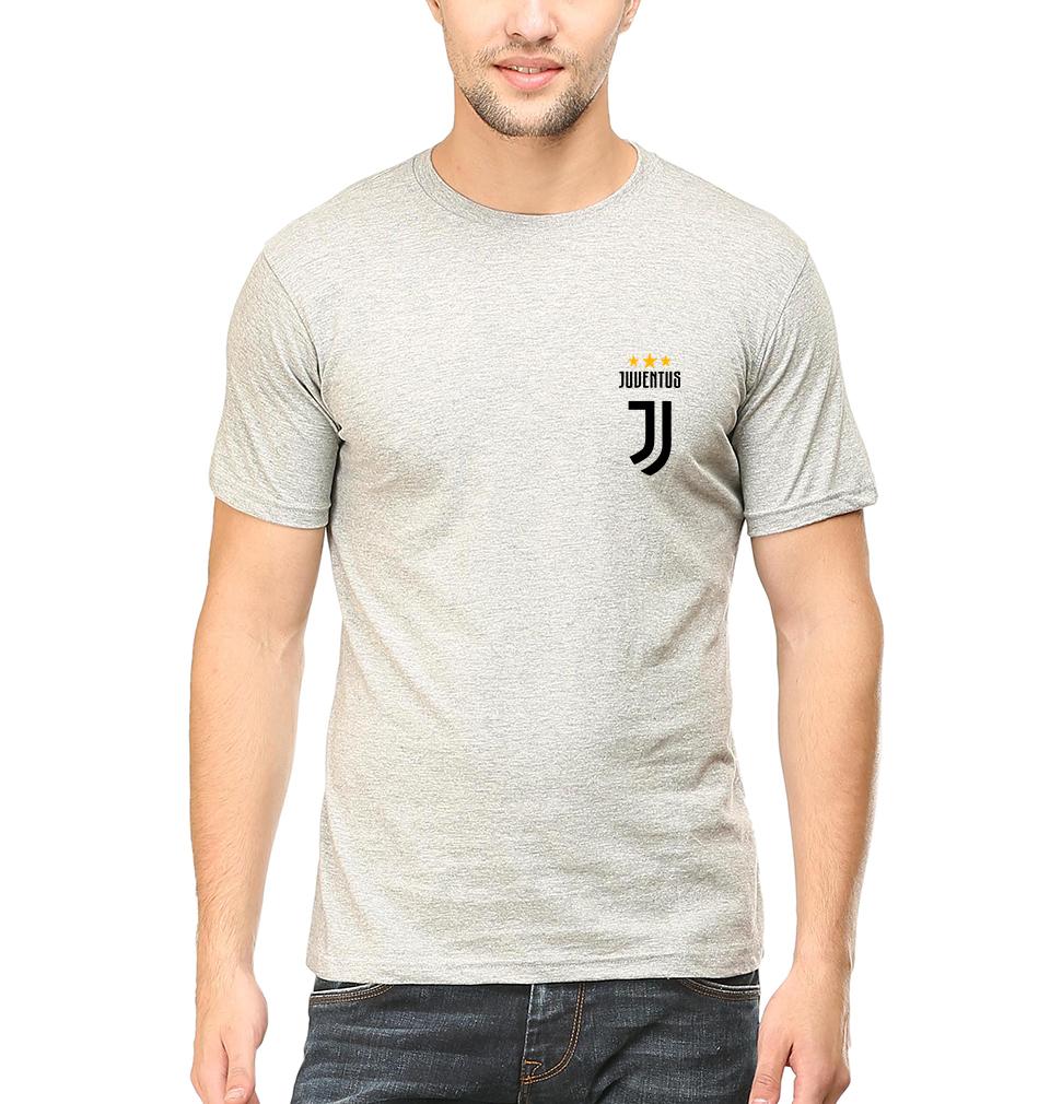 Juventus Logo Men Half Sleeves T-Shirts-FunkyTeesClub