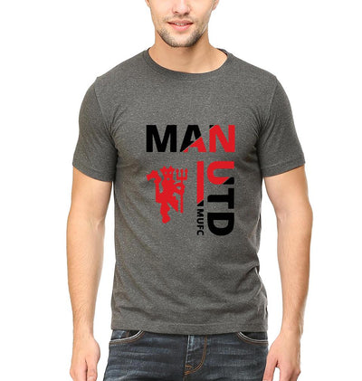 Manchester United Men Half Sleeves T-Shirts-FunkyTeesClub