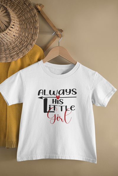 Always Her Hero Father and Daughter White Matching T-Shirt- FunkyTeesClub