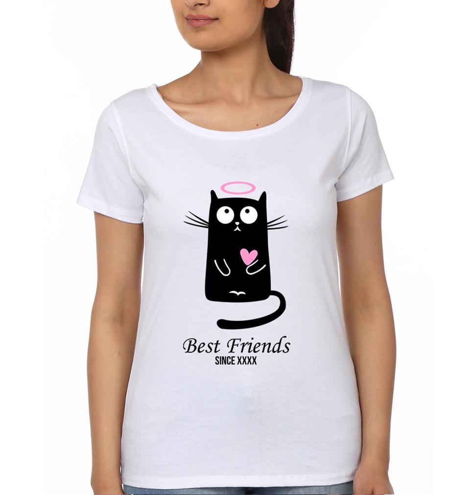 Devil Angel Friends BFF Half Sleeves T-Shirts-FunkyTees