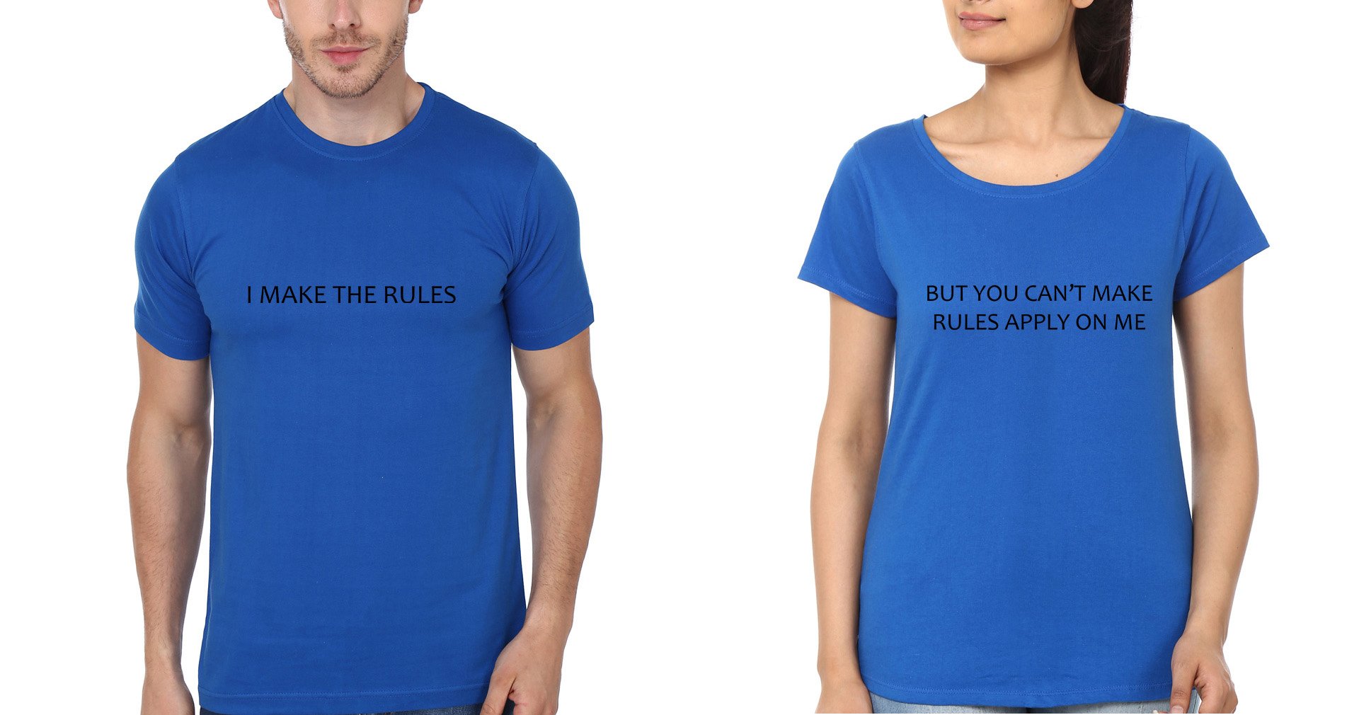 RULES Brother-Sister Half Sleeves T-Shirts -FunkyTees
