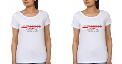 Sister BFF Half Sleeves T-Shirts-FunkyTees
