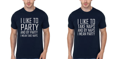 I Like too BFF Half Sleeves T-Shirts-FunkyTees