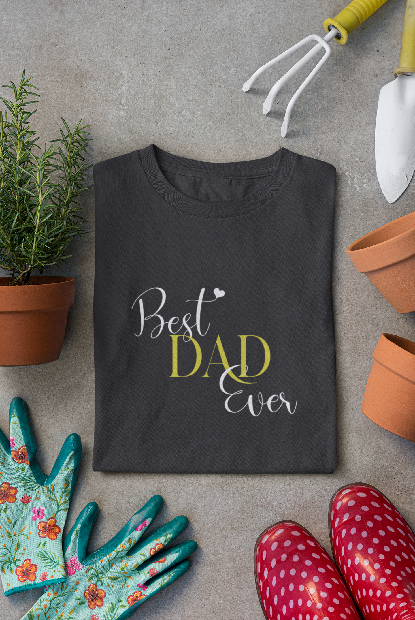 Best Dad Ever Father and Daughter Black Matching T-Shirt- FunkyTeesClub