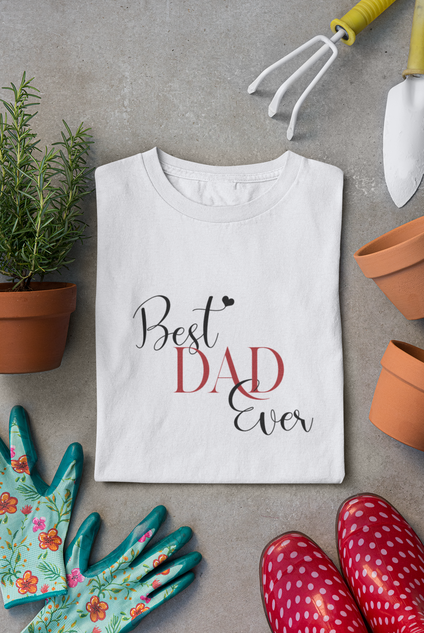 Best Dad Ever Father and Daughter White Matching T-Shirt- FunkyTeesClub