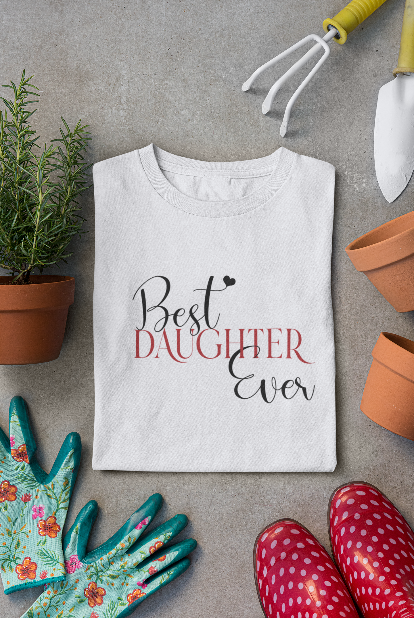 Best Dad Ever Father and Daughter White Matching T-Shirt- FunkyTeesClub