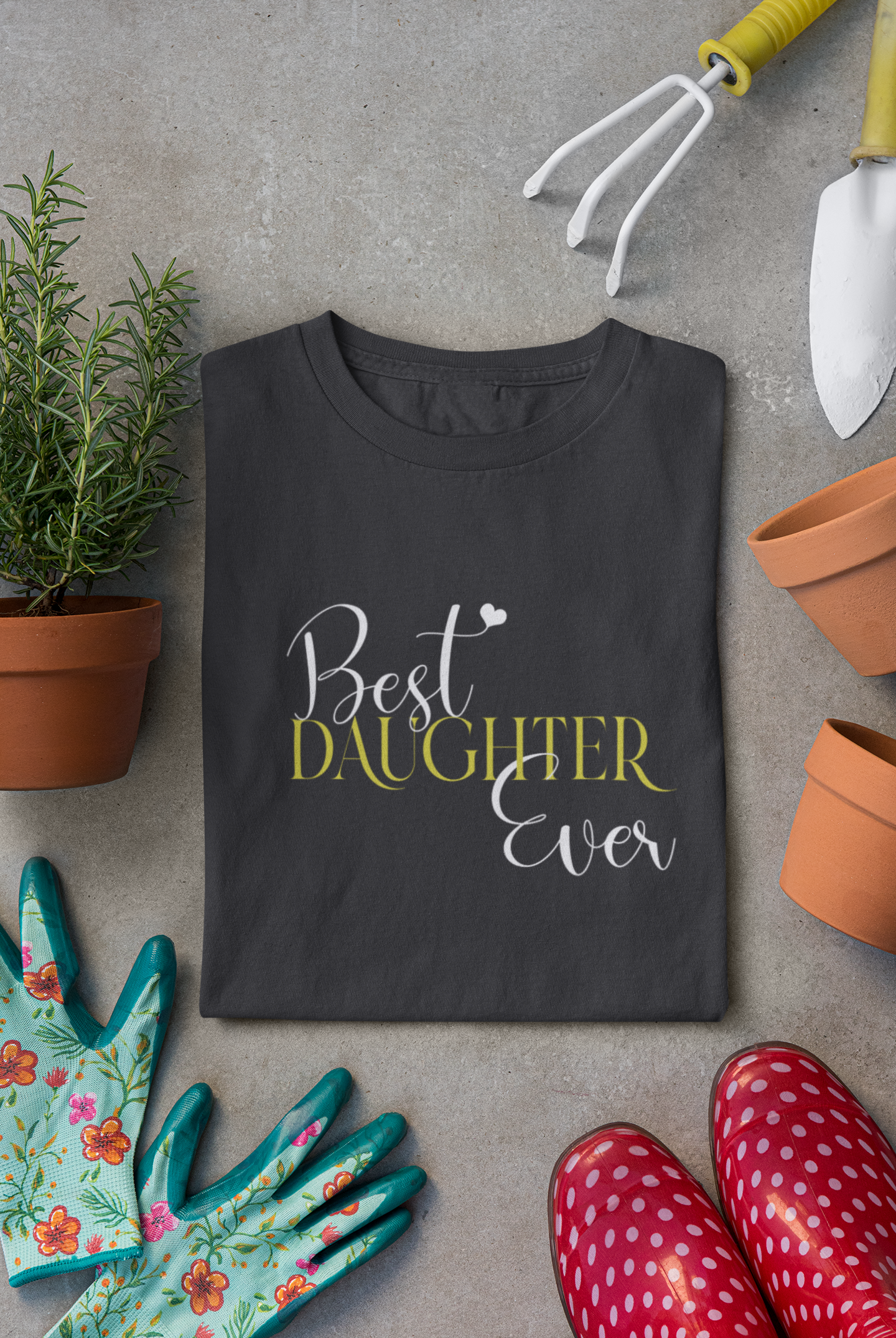 Best Dad Ever Father and Daughter Black Matching T-Shirt- FunkyTeesClub